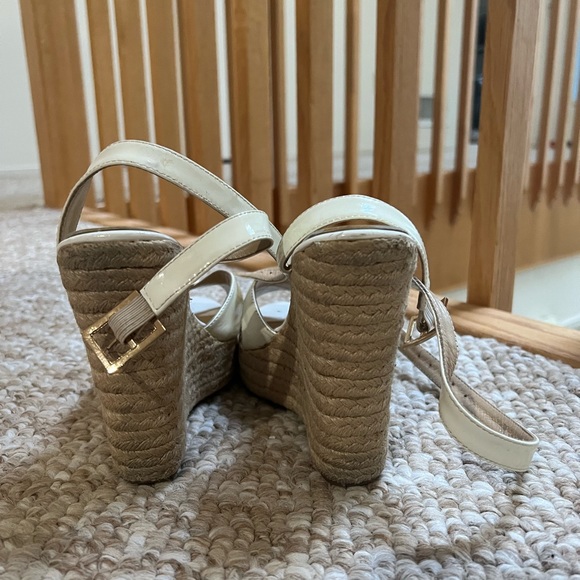 Jimmy Choo Platform Wedge Espadrilles 38 - Picture 4 of 5